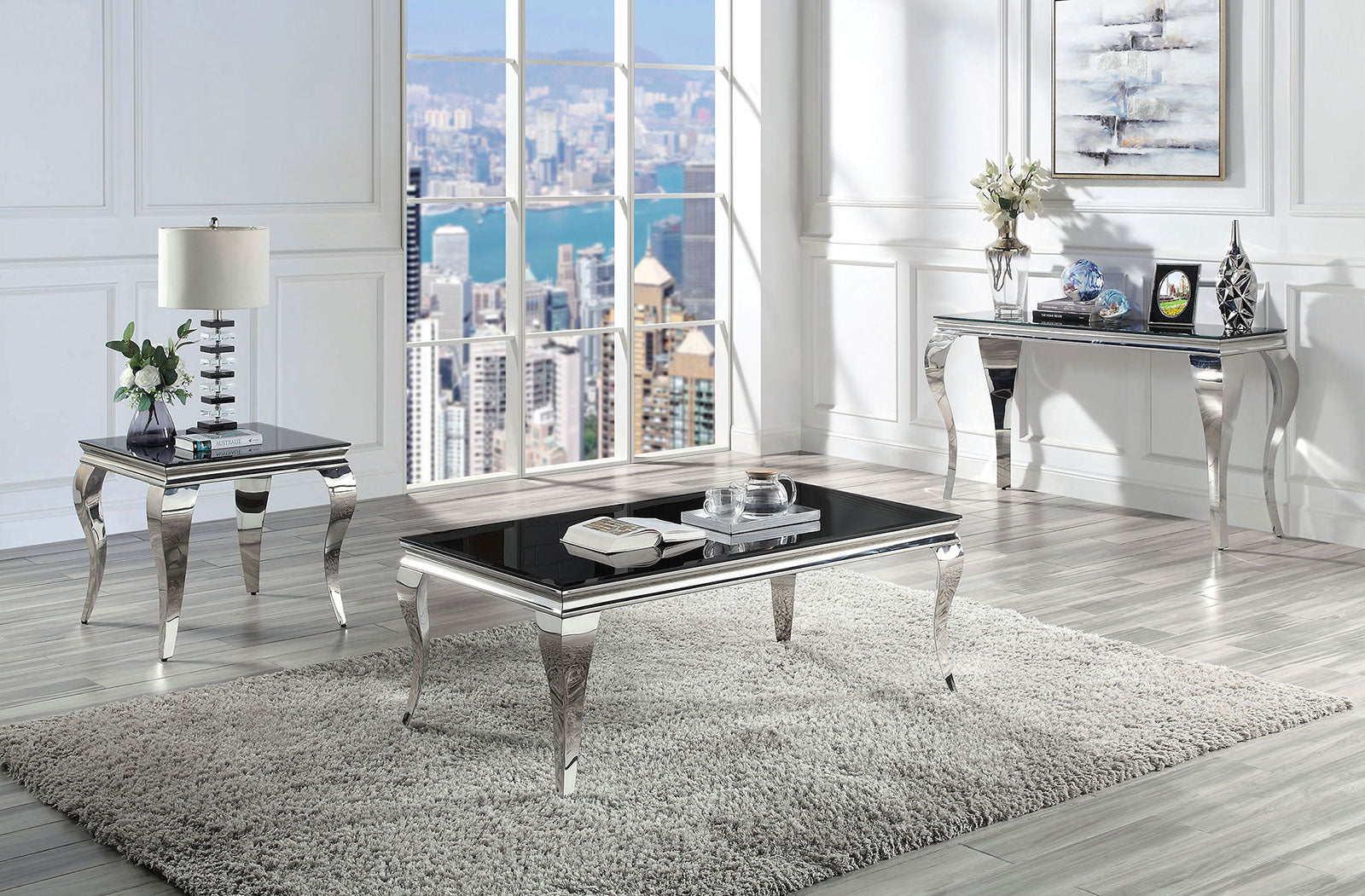 WETZIKON - Coffee Table - CM4903BK-C-TABLE
