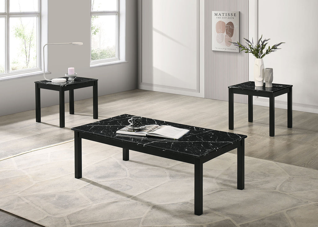 FINDLAY - 3 Pc. Table Set - FM42900BK-3PK