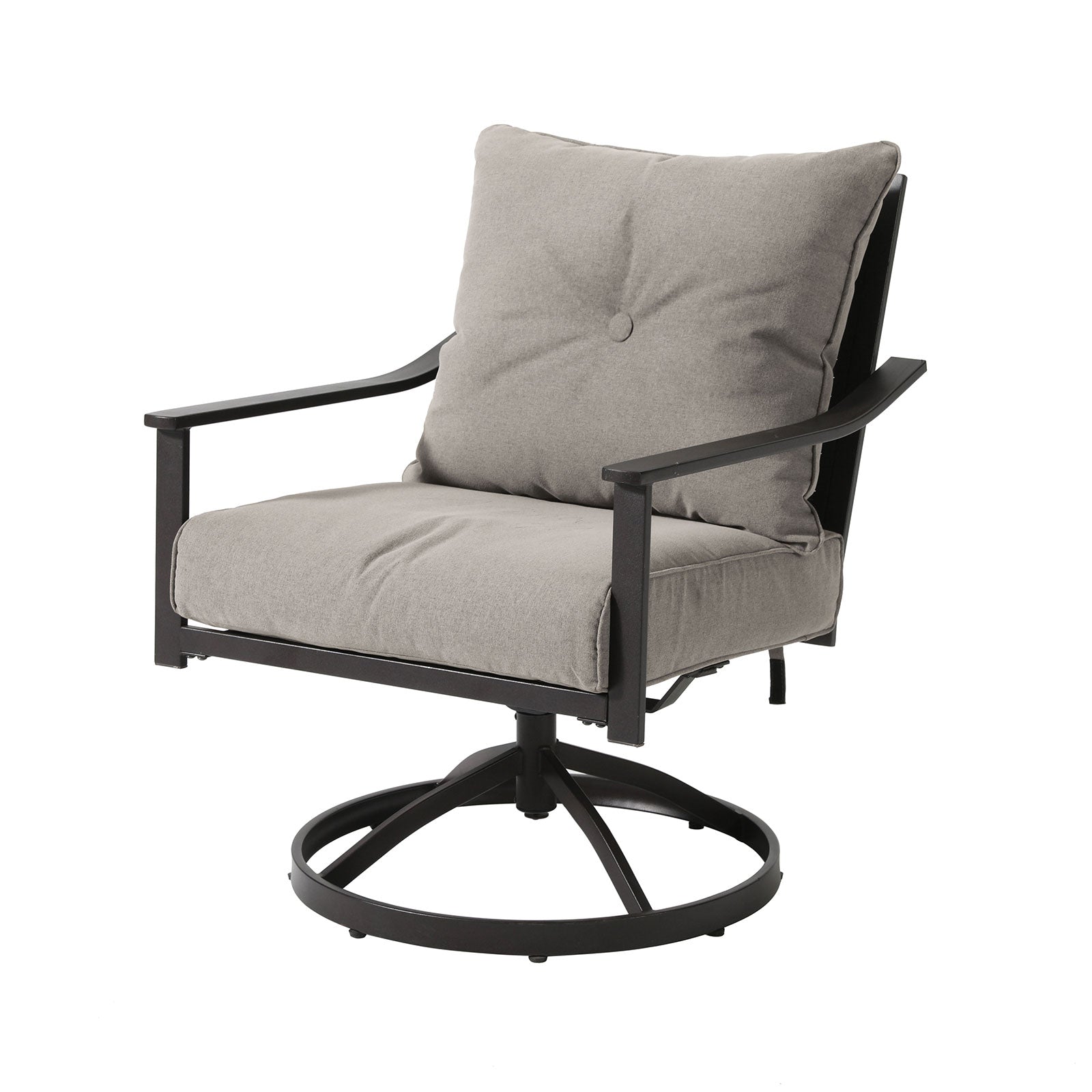 SEGOVIA - Swivel Chair, Black/Gray - GM-2014-4PK