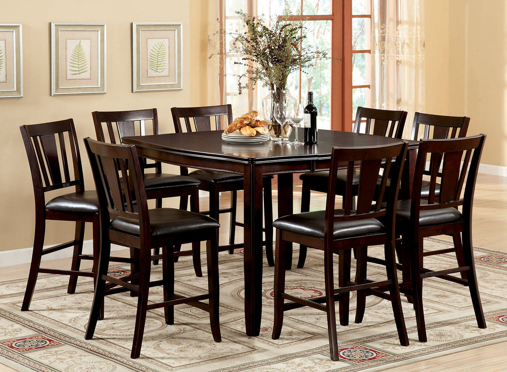 EDGEWOOD II - 9 Pc. Counter Ht. Table Set - CM3336PT-9PC