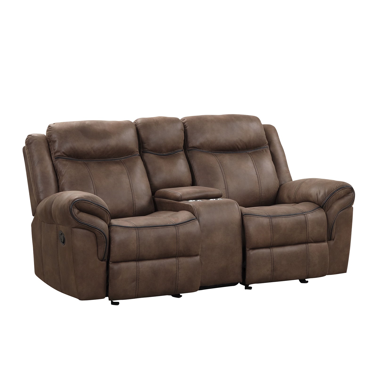 AGATA - Loveseat, Brown - NX6001BR-LV
