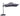 SANO - 10' SQ Umbrella, Double Top, LED Bulb + Control, Gray + Base - LA-A015GY+BASE