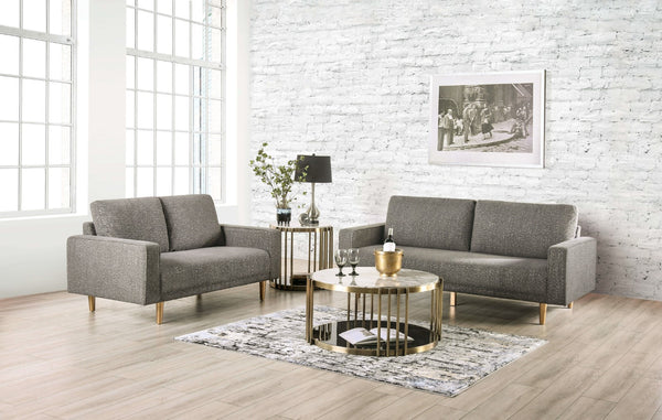 ELVERUM - Sofa + Loveseat - FM61000GY-2PC