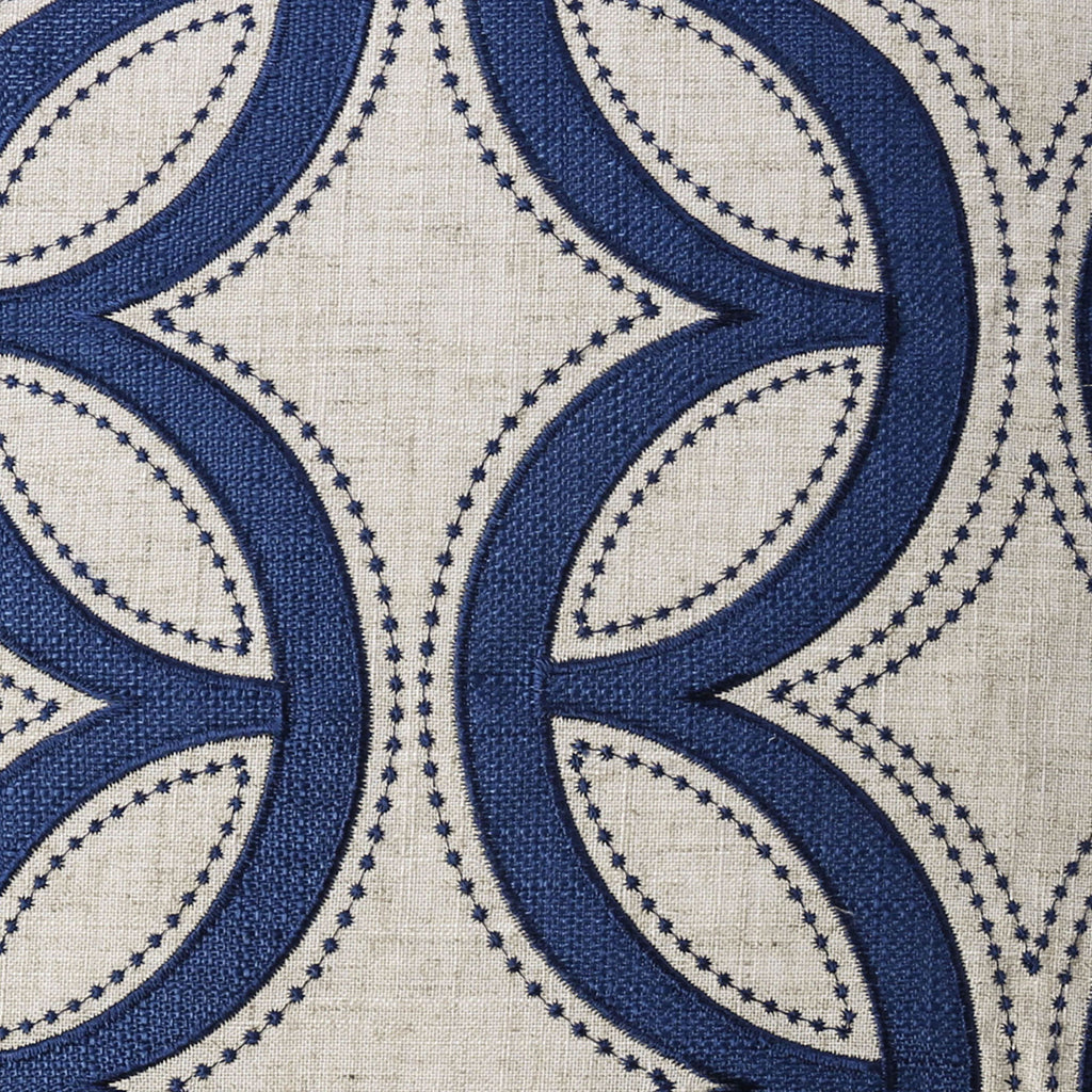 TERI - 20" X 20" Pillow, Natural & Indigo (2/CTN) - PL8011-2PK