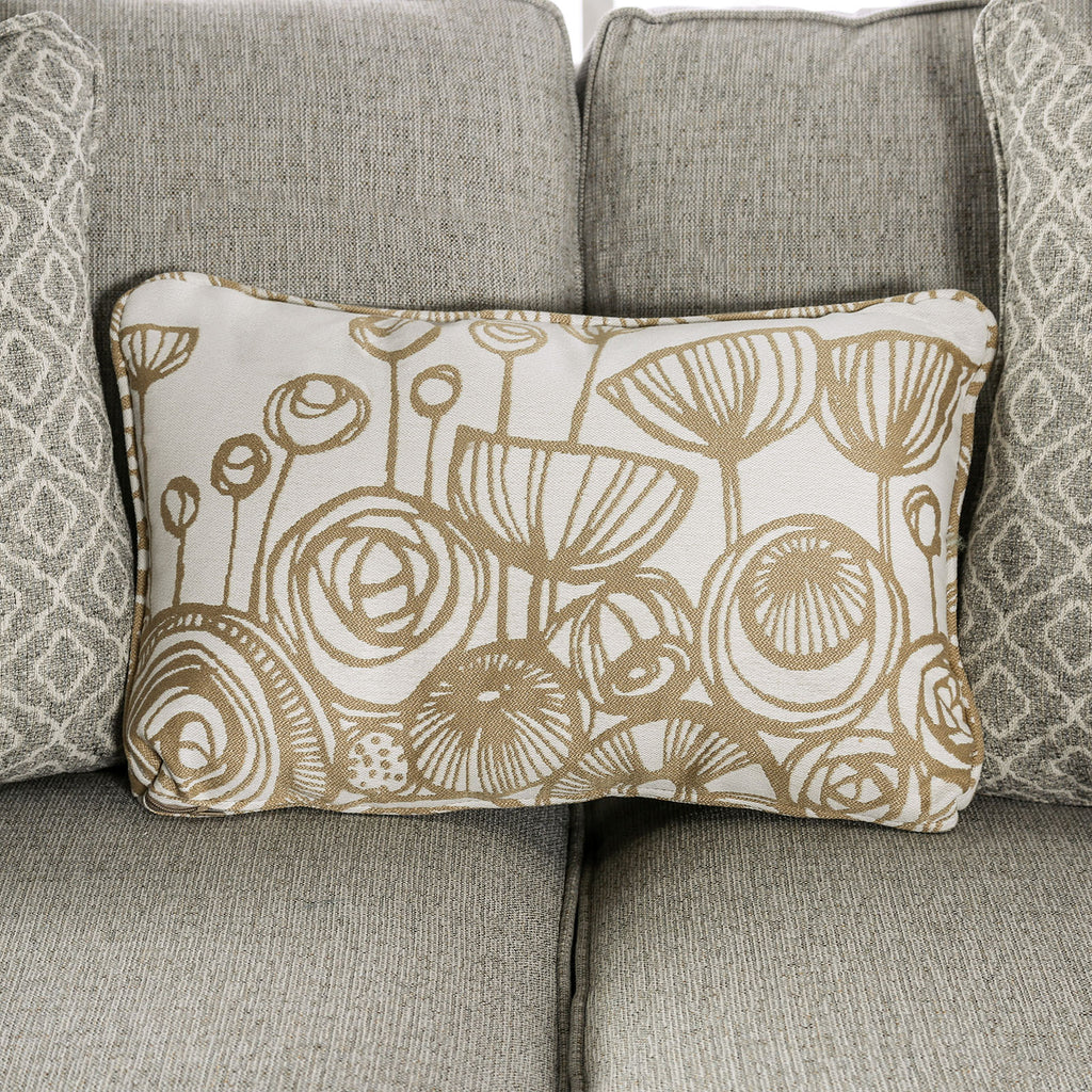 STEPHNEY - Sofa, Gray/Gold - SM8193-SF
