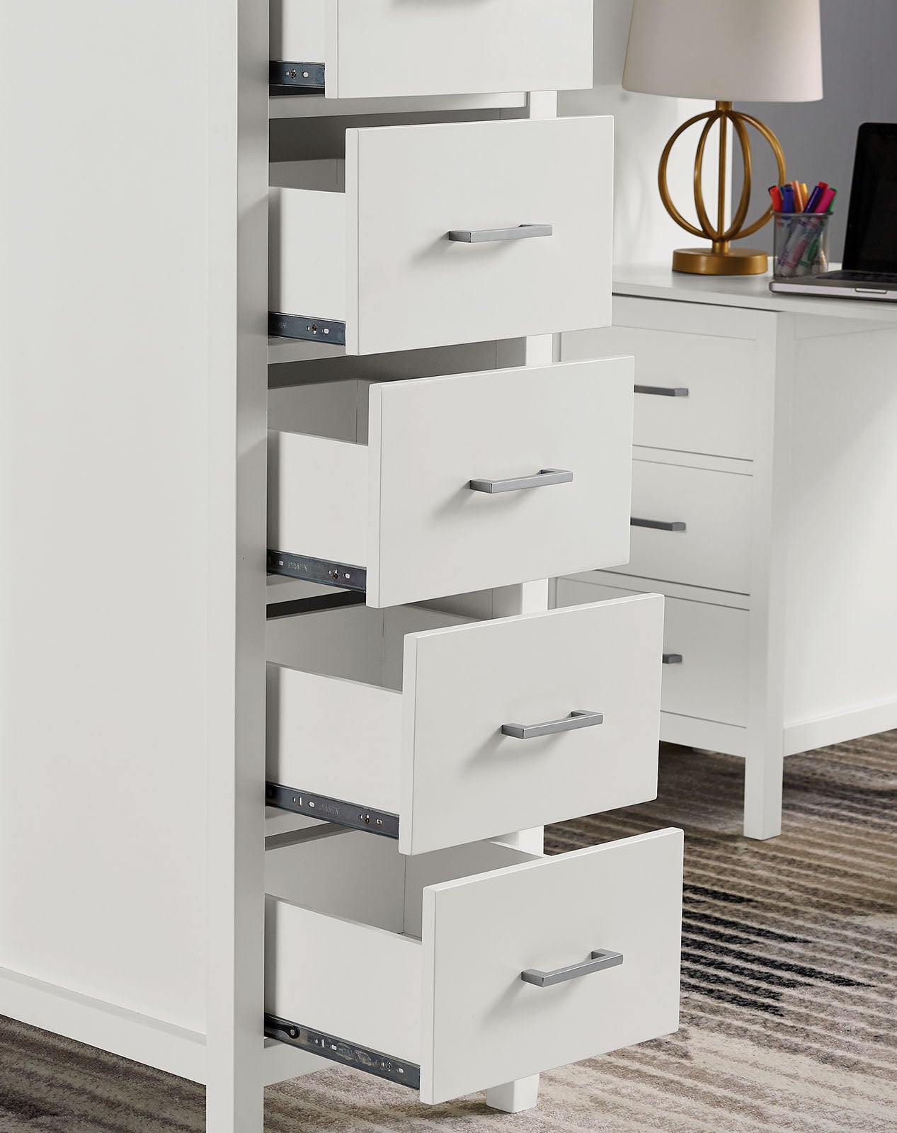 CASSIDY - Twin Loft Bed w/ Drawers - CM-BK970-BED