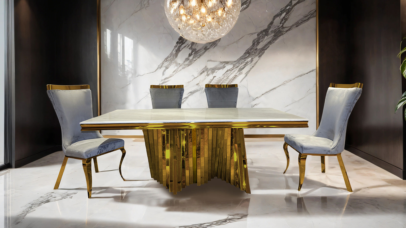 BASILICATA - Dining Table - FM33001GD-T-TABLE