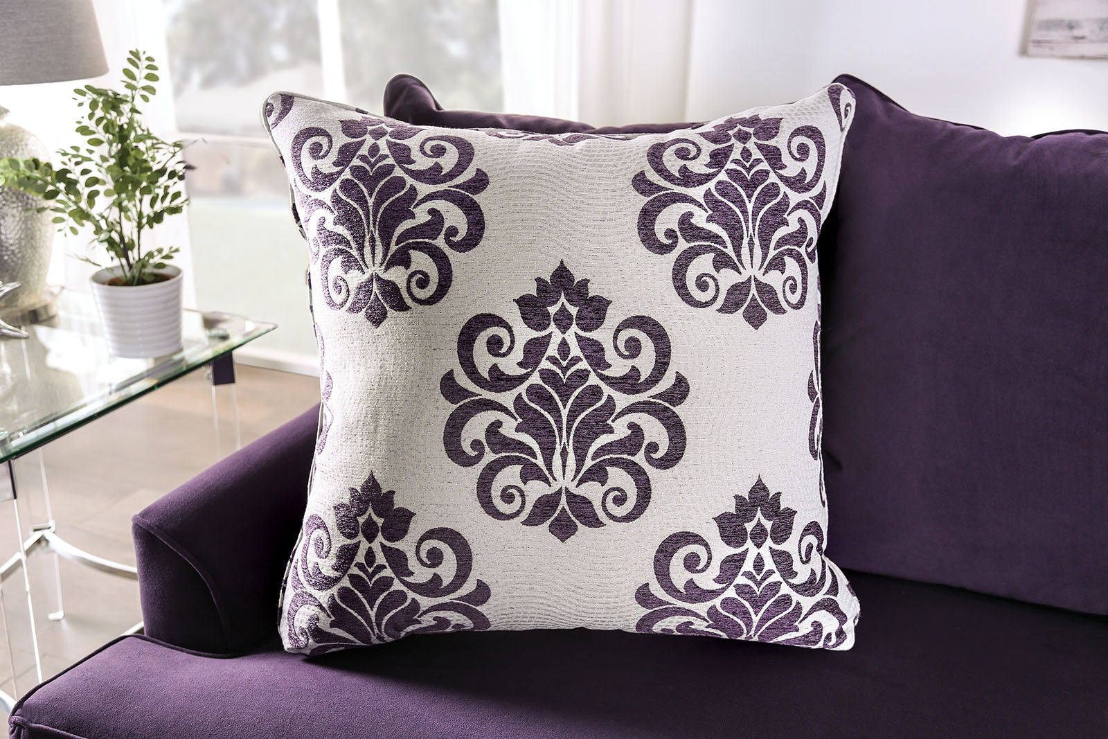 SISSETON - Loveseat, Purple - SM2208-LV