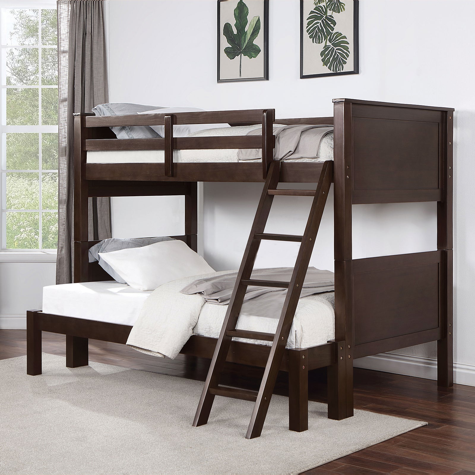 STAMOS - Twin/Full Bunk Bed - CM-BK658WN-TF-BED