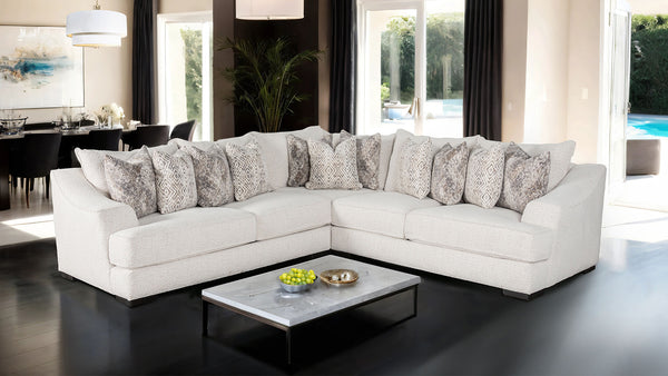 MOORPARK - Sectional, Off-White - SM6092-SECT
