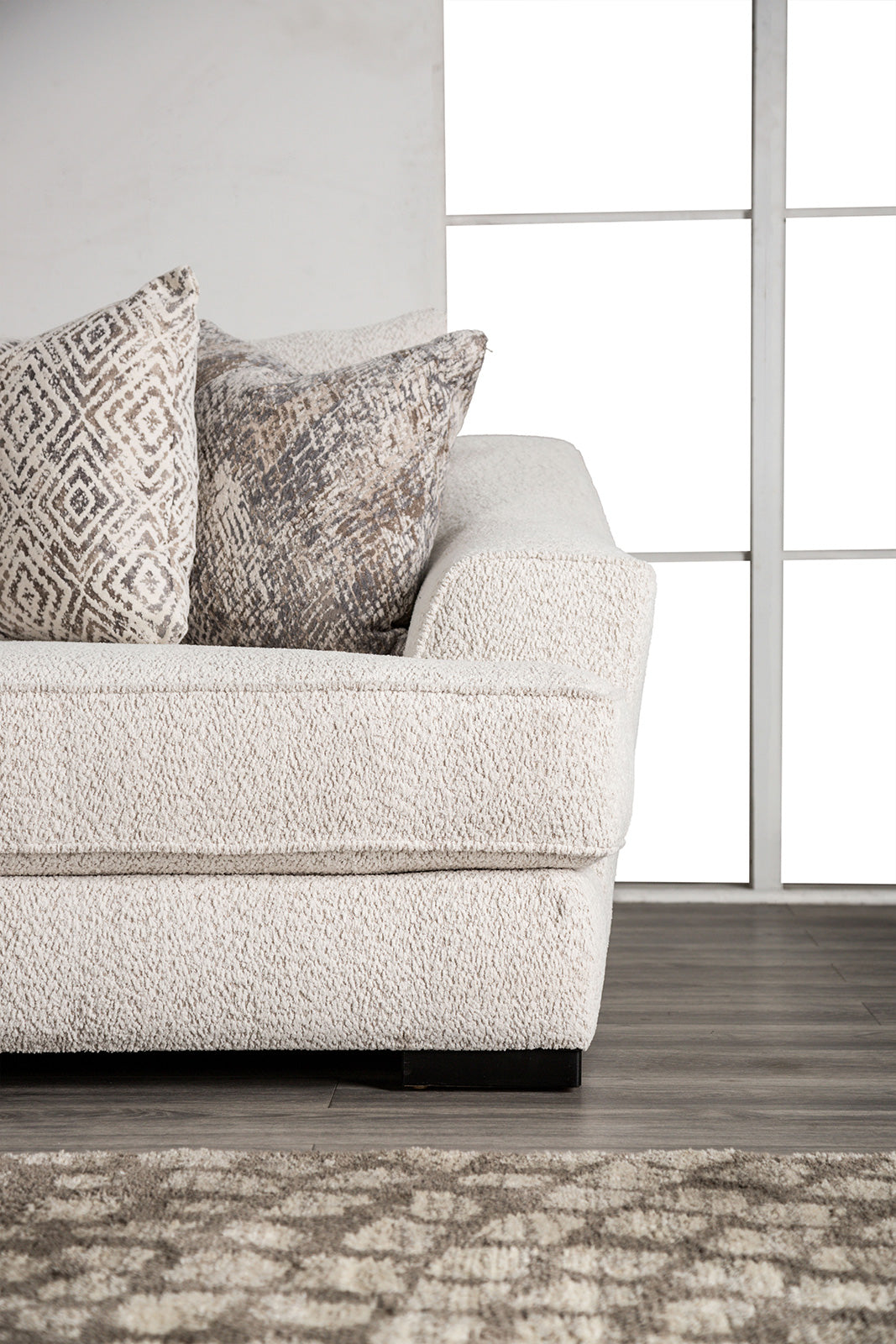 MOORPARK - Sectional, Off-White - SM6092-SECT