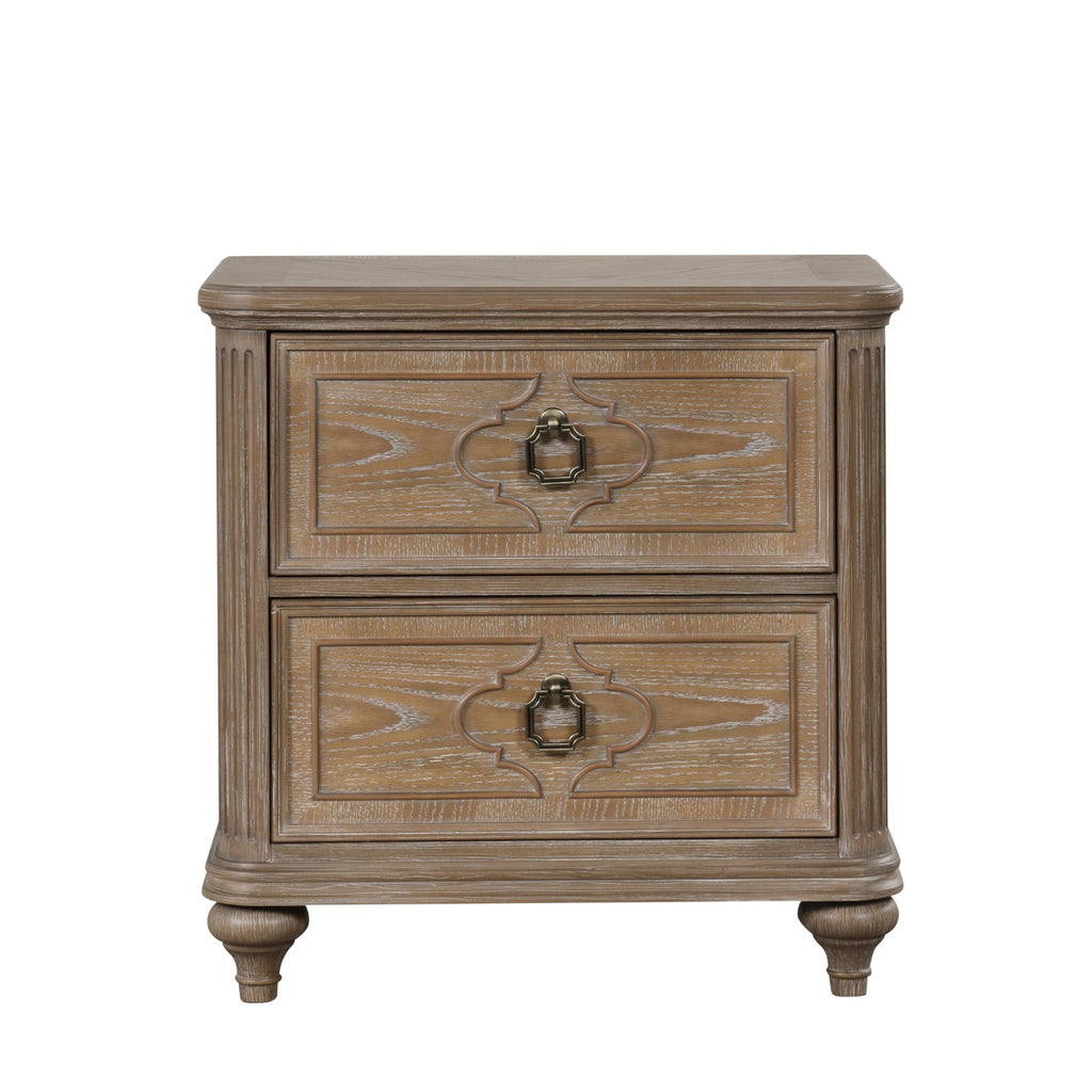 LYRIS - Nightstand, Rustic Oak - FM7417AK-N