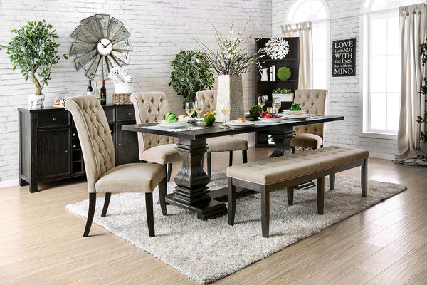 NERISSA - 7 Pc. Dining Table Set - CM3840T-7PC