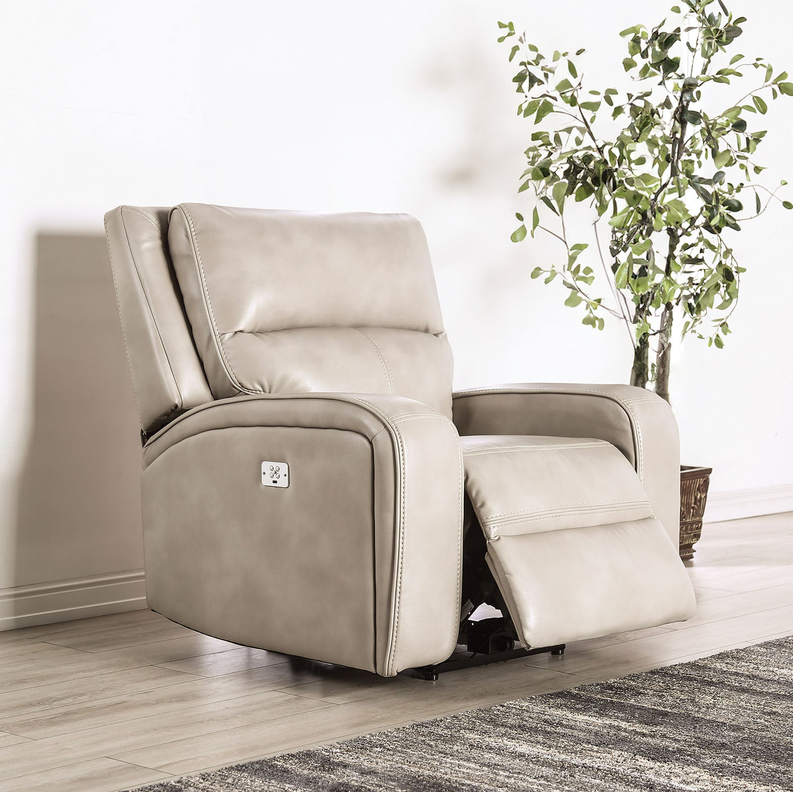 VASILIOS - Power Sofa + Loveseat - CM9914ST-PM-2PC