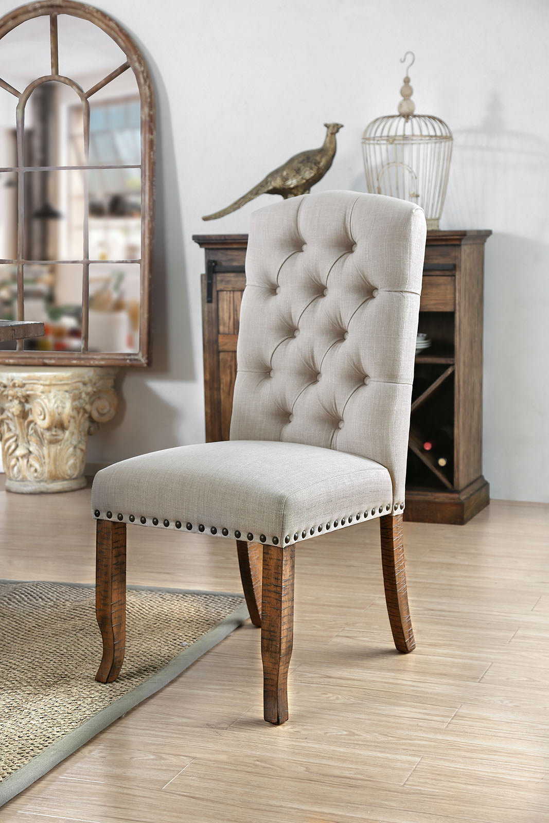 GIANNA - Side Chair (2/CTN) - CM3829F-SC-2PK