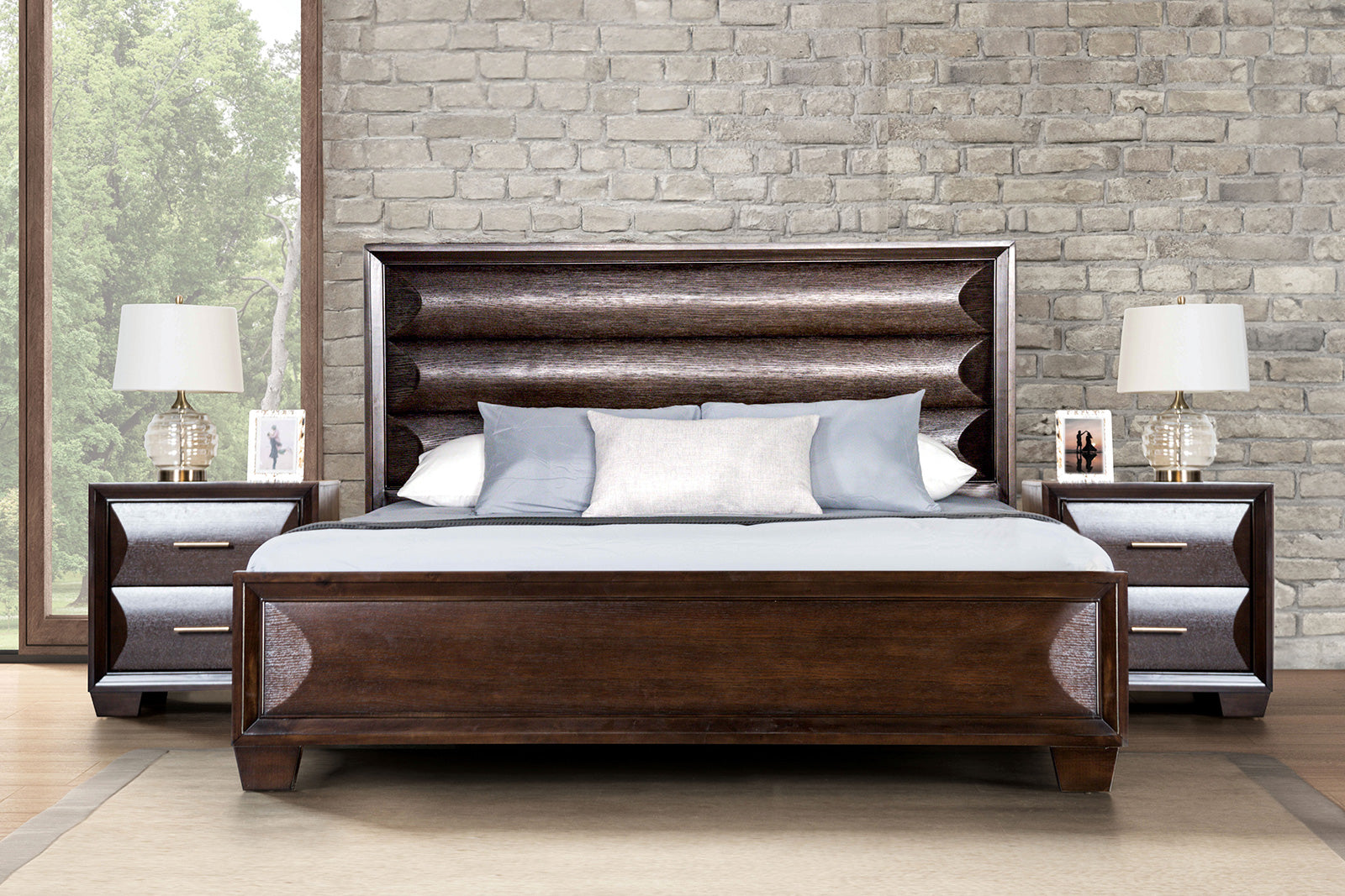 CHEMNITZ - E.King Bed, Espresso - FM7399ES-EK-BED