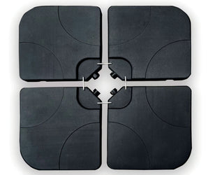 TANGRAM - Umbrella Base w/ Handle, Black - GM-3006