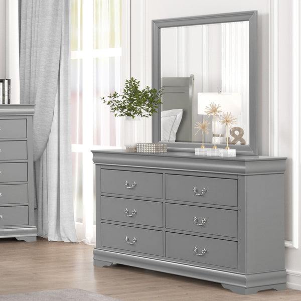 LOUIS PHILIPPE - Dresser, Gray - FM7866GY-D