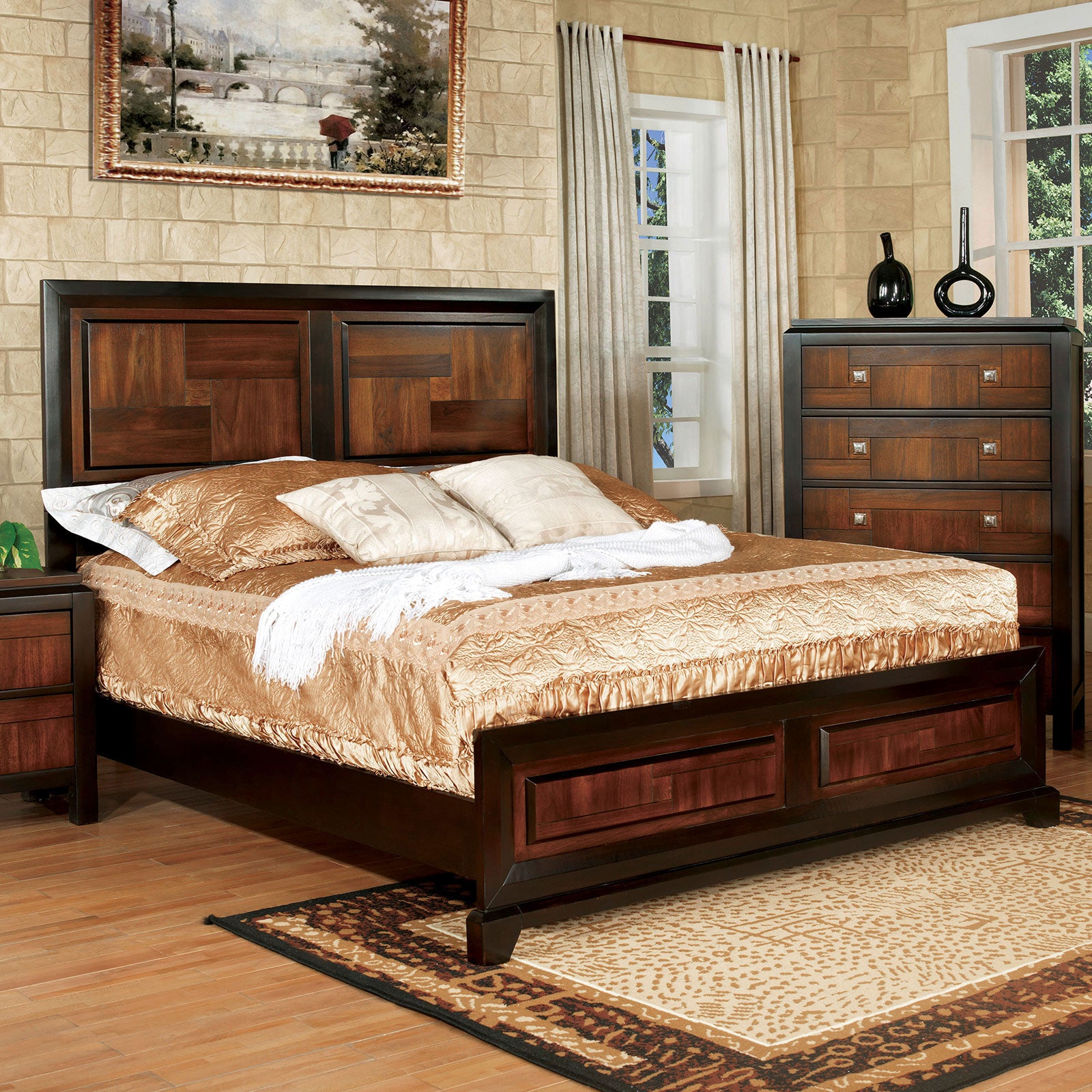 PATRA - 4 Pc. Queen Bedroom Set - CM7152Q-4PC