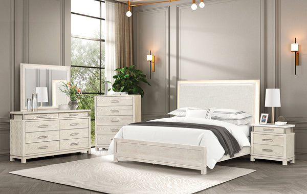 LAFAYETTE - 4 Pc. Queen Bedroom Set - FM71501GY-Q-4PC
