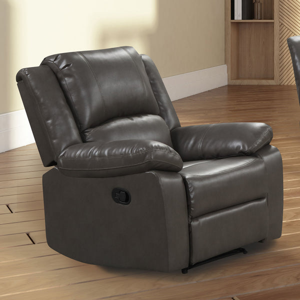 LETHA - Glider Recliner, Gray - NX6008GY-CH