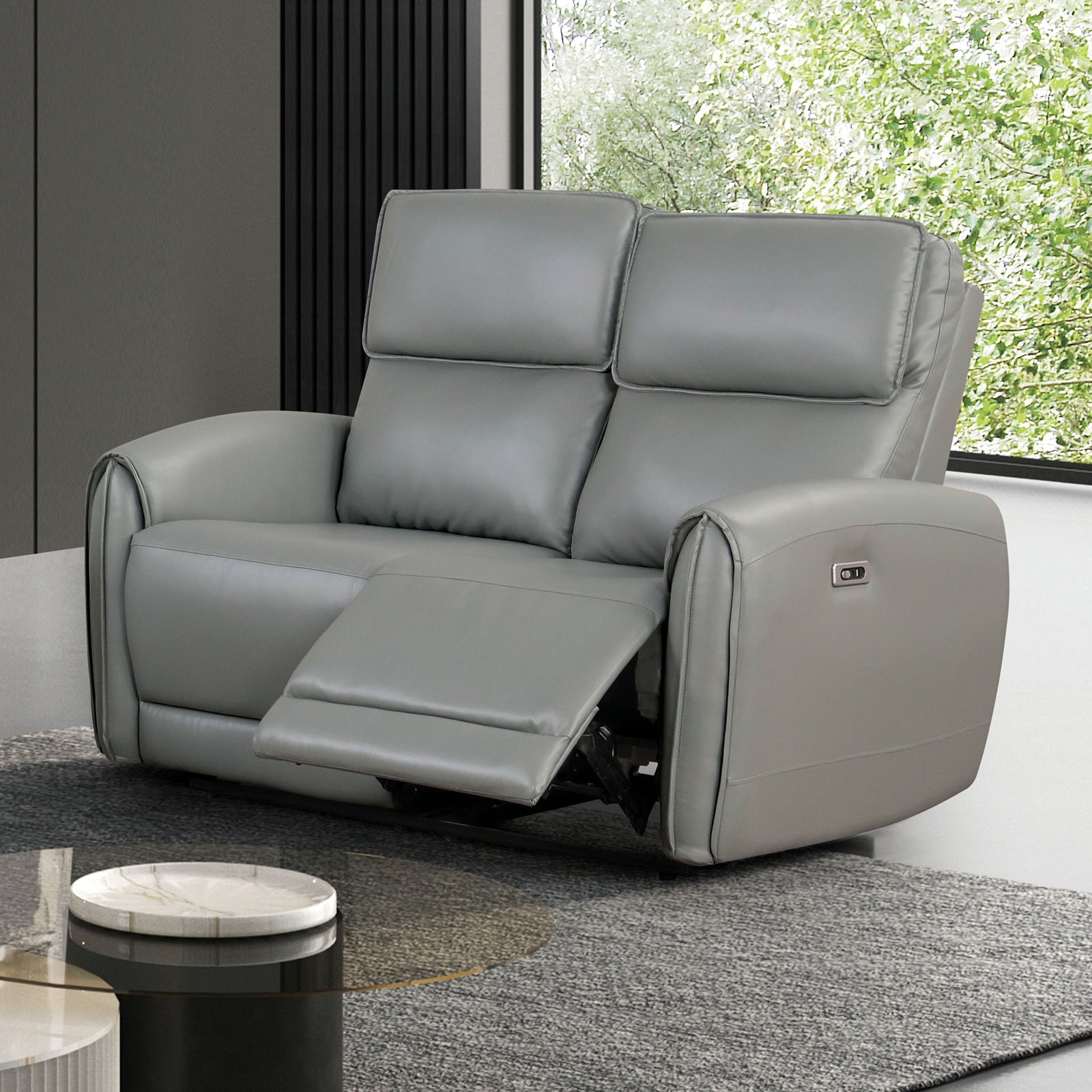 SCHLIEREN - Power Loveseat - FM6012GY-LV-PM