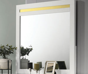 LILLESTROM - Mirror, White/Gold - FM7217WH-M