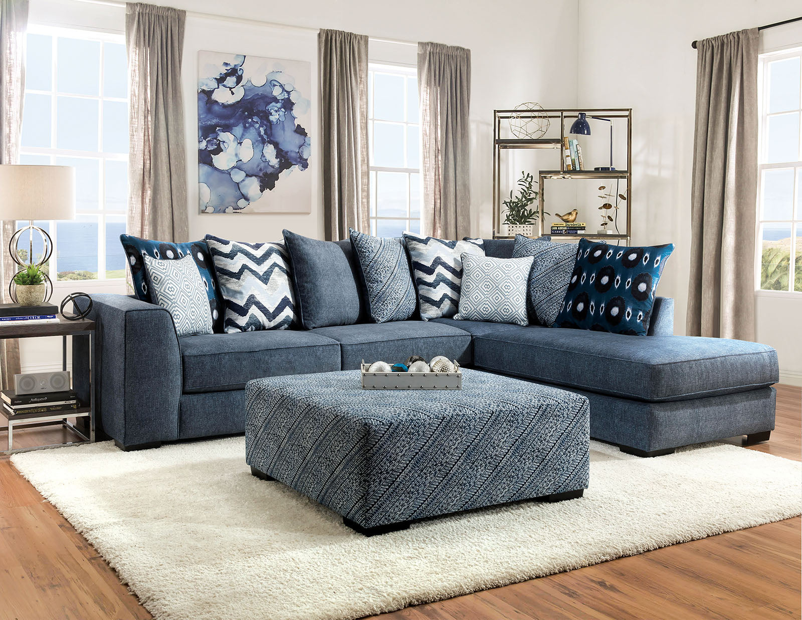 BRIELLE - Ottoman - SM5146-OT