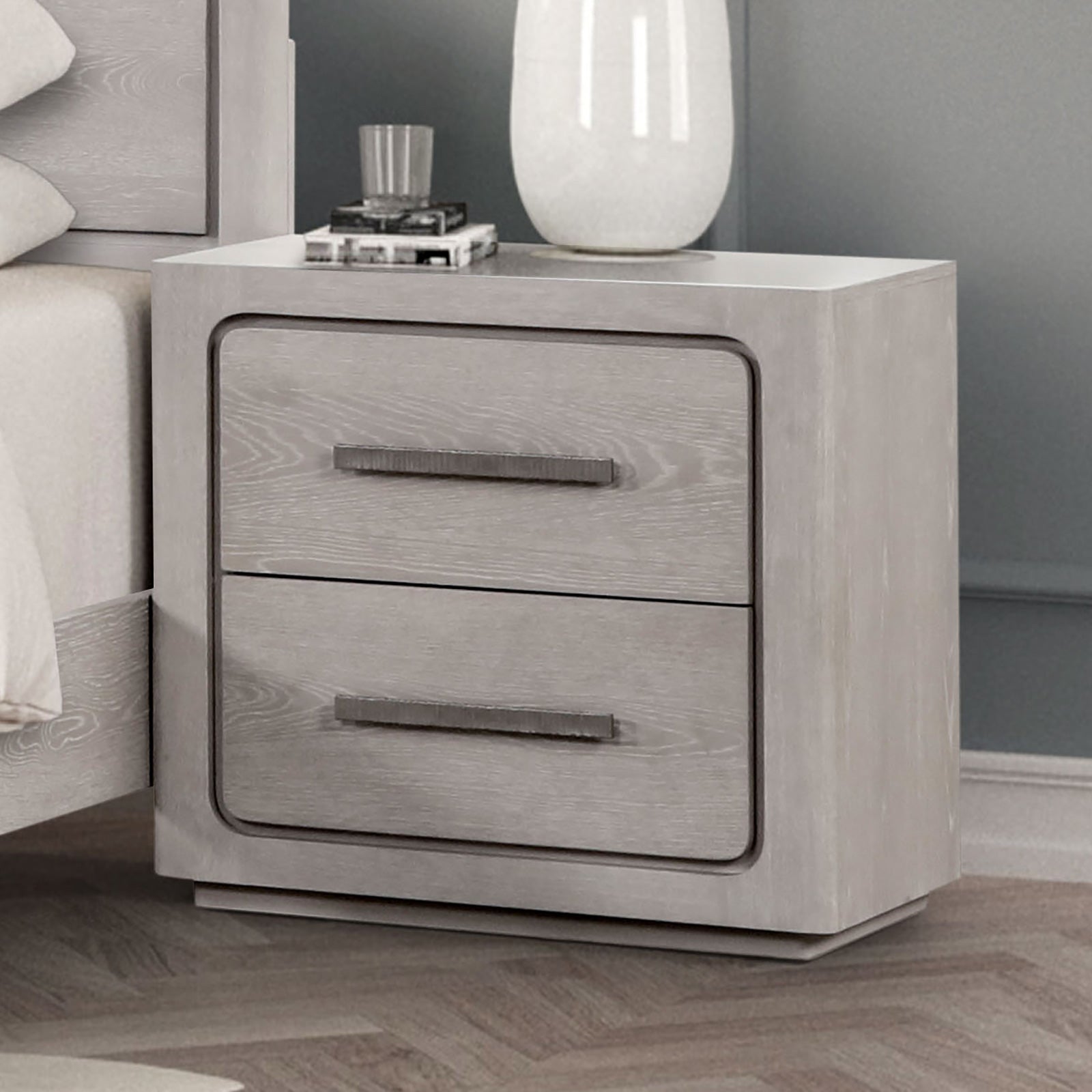 CROWTHORNE - Nightstand, White Oak - FM70100AK-N