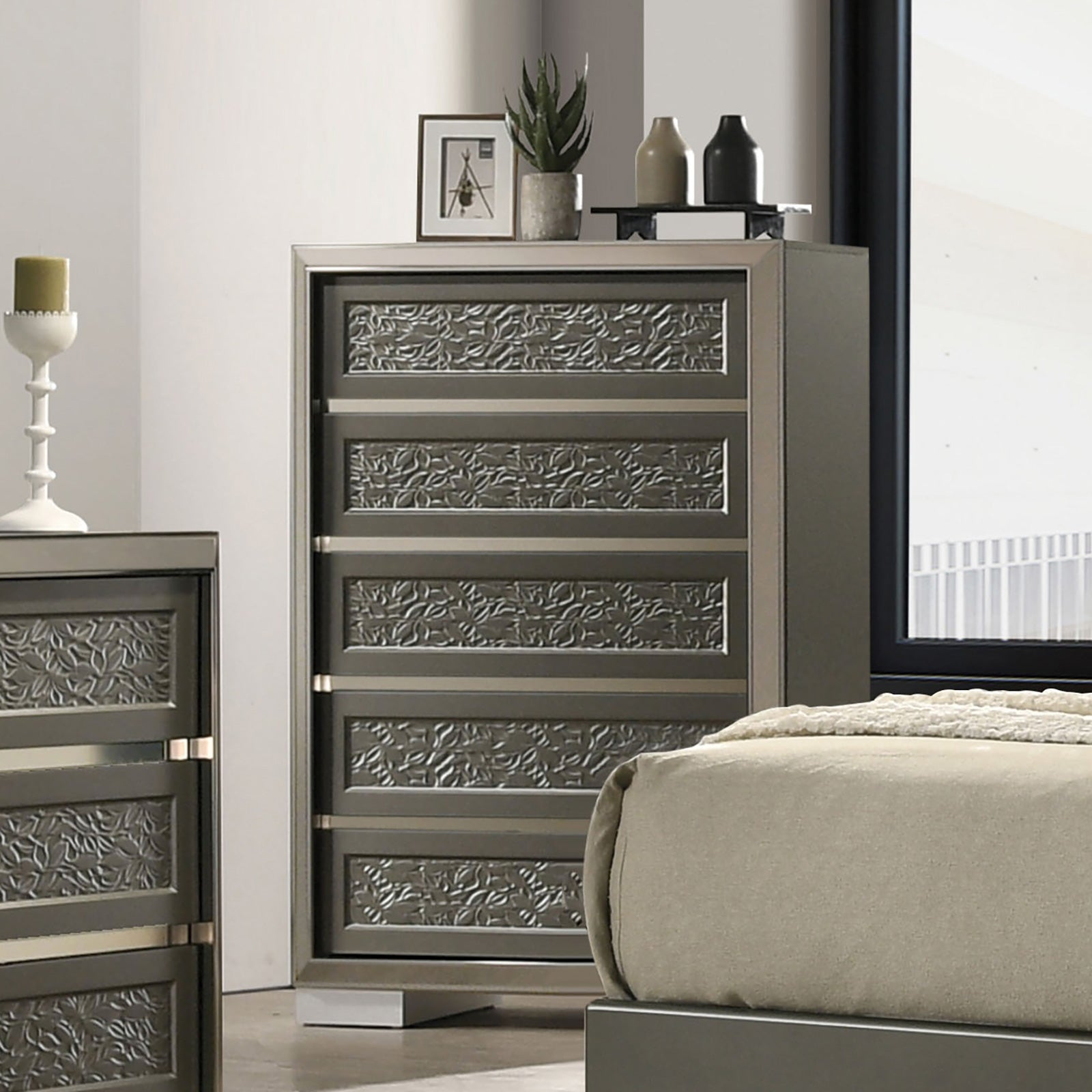 LEYLAND - Chest, Dark Gray - FM7252DG-C