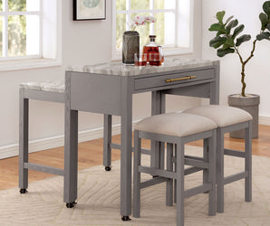 WHITEHALL - 5 Pc. Counter Ht. Table Set - FOA3544LG-PT-5PC