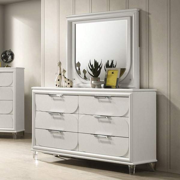 LAREINA - Dresser, Pearl White - FM72081WH-D