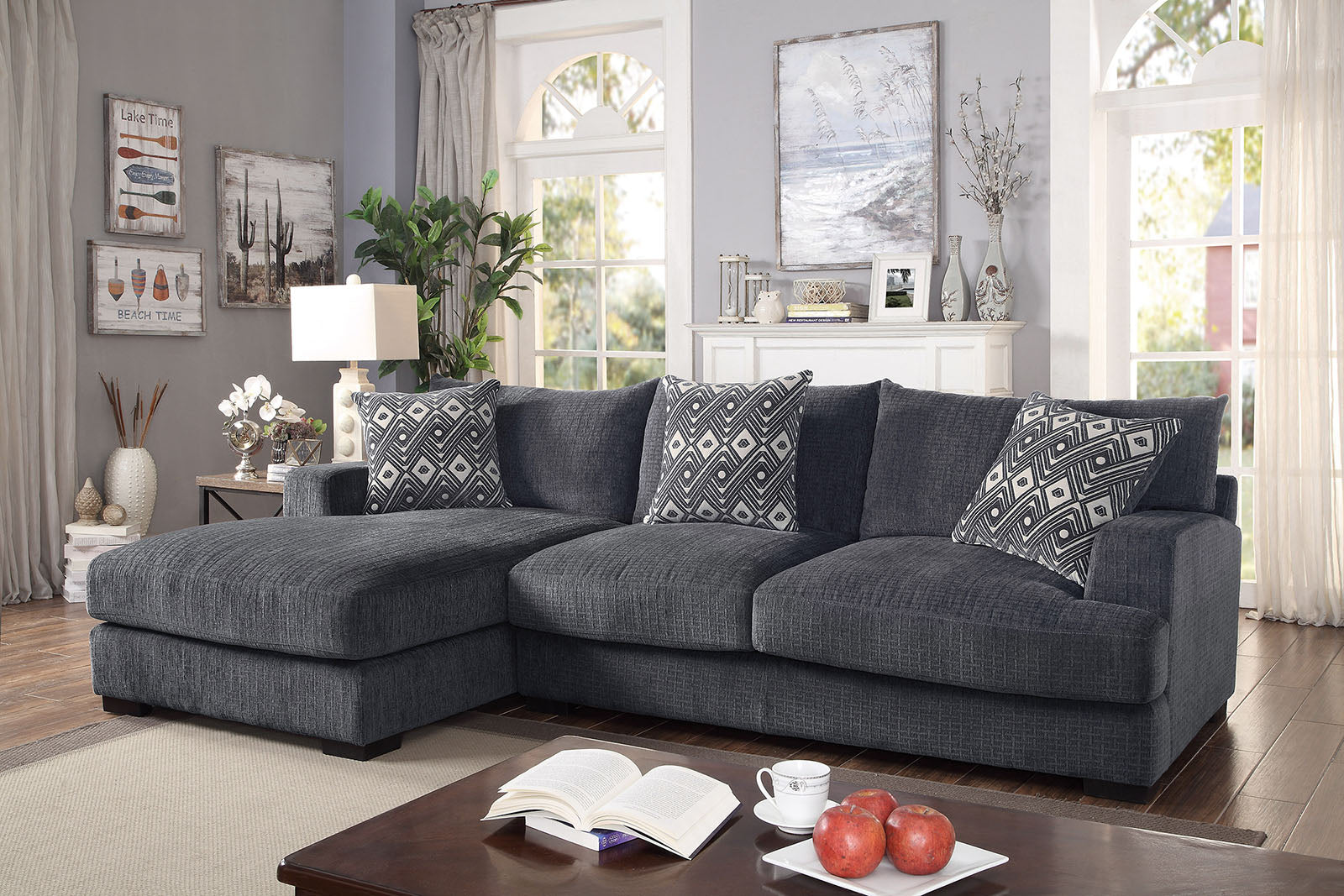 KAYLEE - L-Shaped Sectional - CM6587-SECT-L