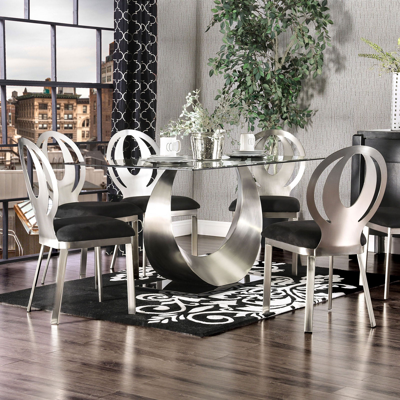 ORLA - 7 Pc. Dining Table Set - CM3726T-7PC