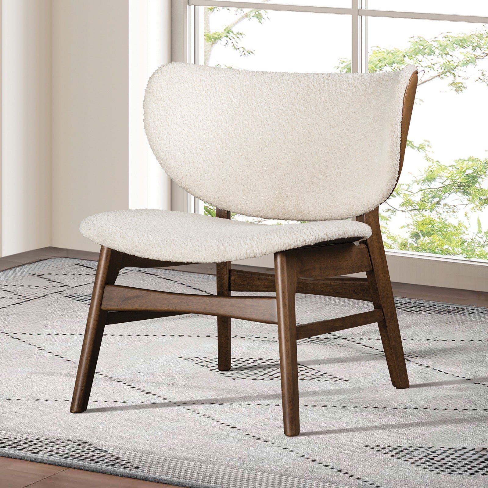 SPIEZ - Accent Chair, Walnut - FM-AC202WN