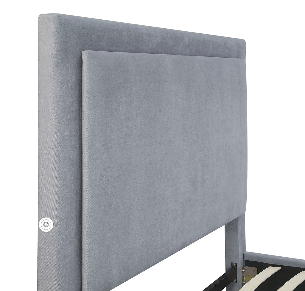 ERGLOW I - E.King Bed - CM7695GY-EK-BED-VN
