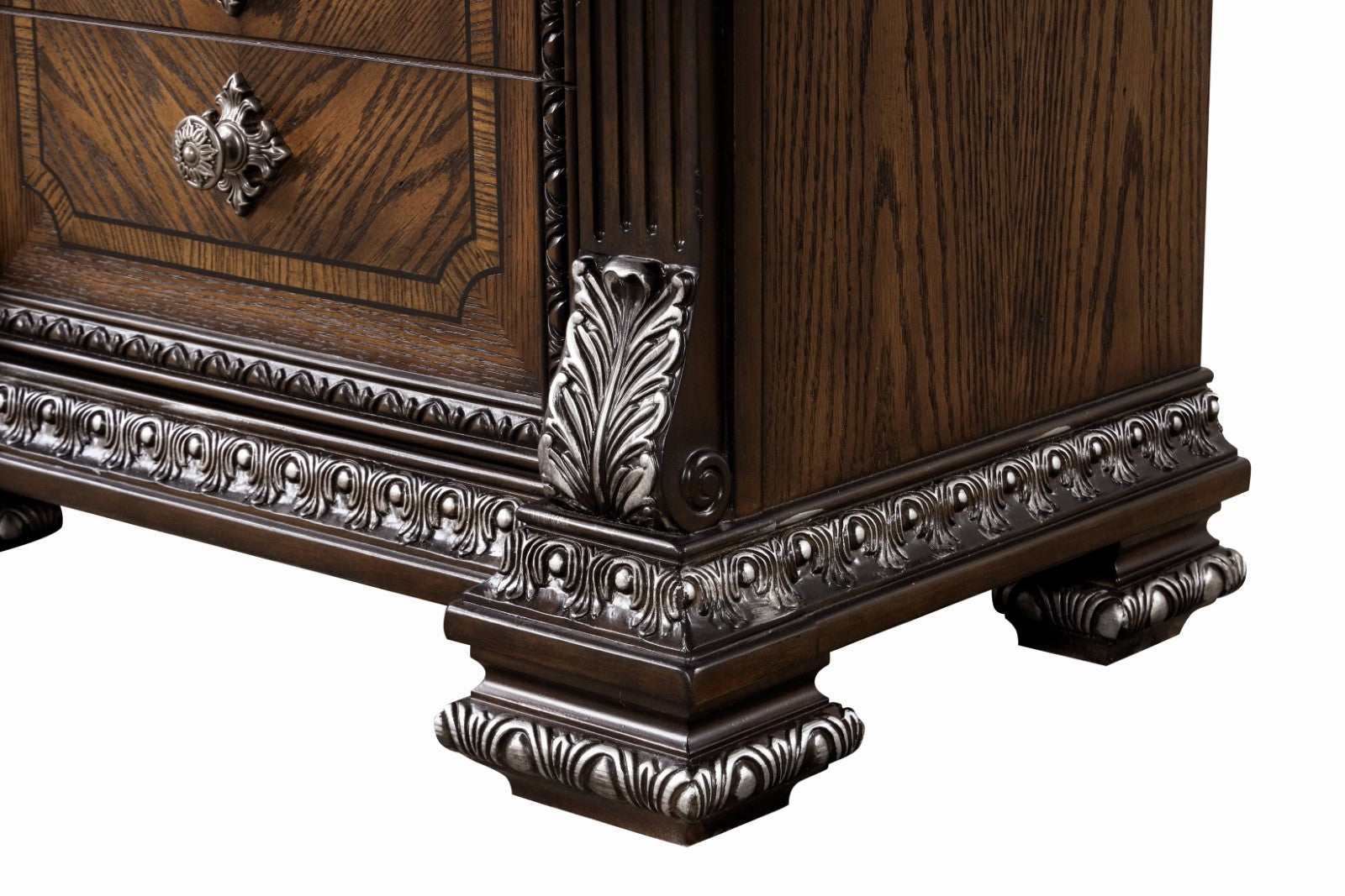 PROMENADE - Nightstand w/ Hidden Drawer USB A-C, Espresso - FM70002DB-N
