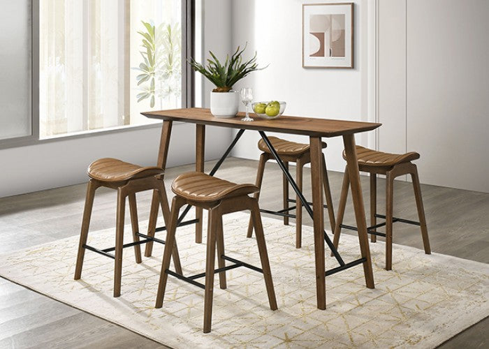 KLAMATH - 5 Pc. Counter Ht. Table Set - FM3215WN-PT-5PC