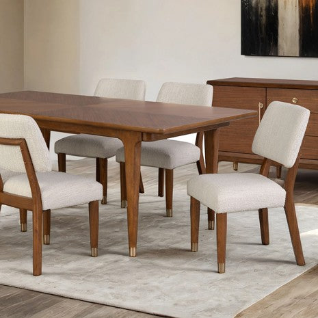 HEPBURNE - 7 Pc. Dining Table Set - FM34000WN-T-7PC