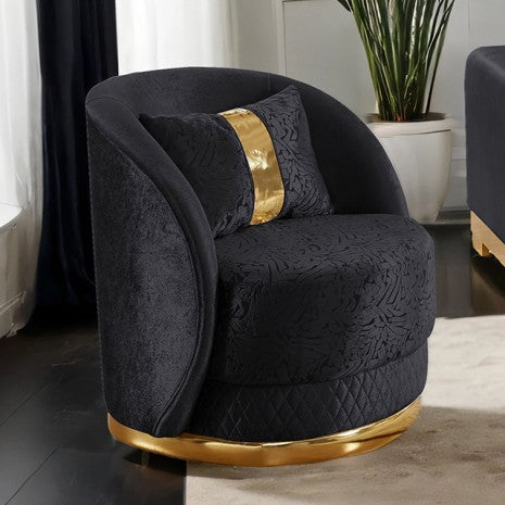 VALDOSTA - Swivel Chair - FM67001BK-CH