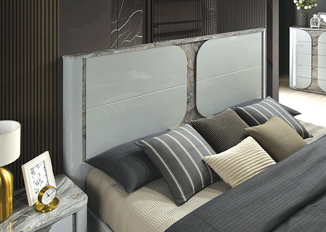 CLEBURNE - 4 Pc. Queen Bedroom Set - FM72011LG-Q-4PC