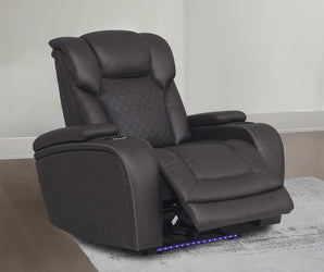 Wendell Power Motion Recliner w/Storage, USB & LED LV06222