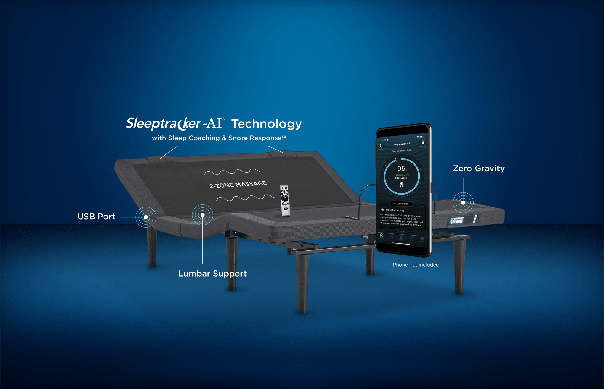 Tempur-ProBreeze® Medium Hybrid